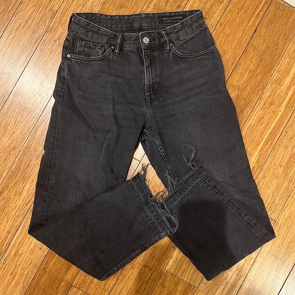 All Saints Ava Straight Leg Jeans - Picture 4 of 9